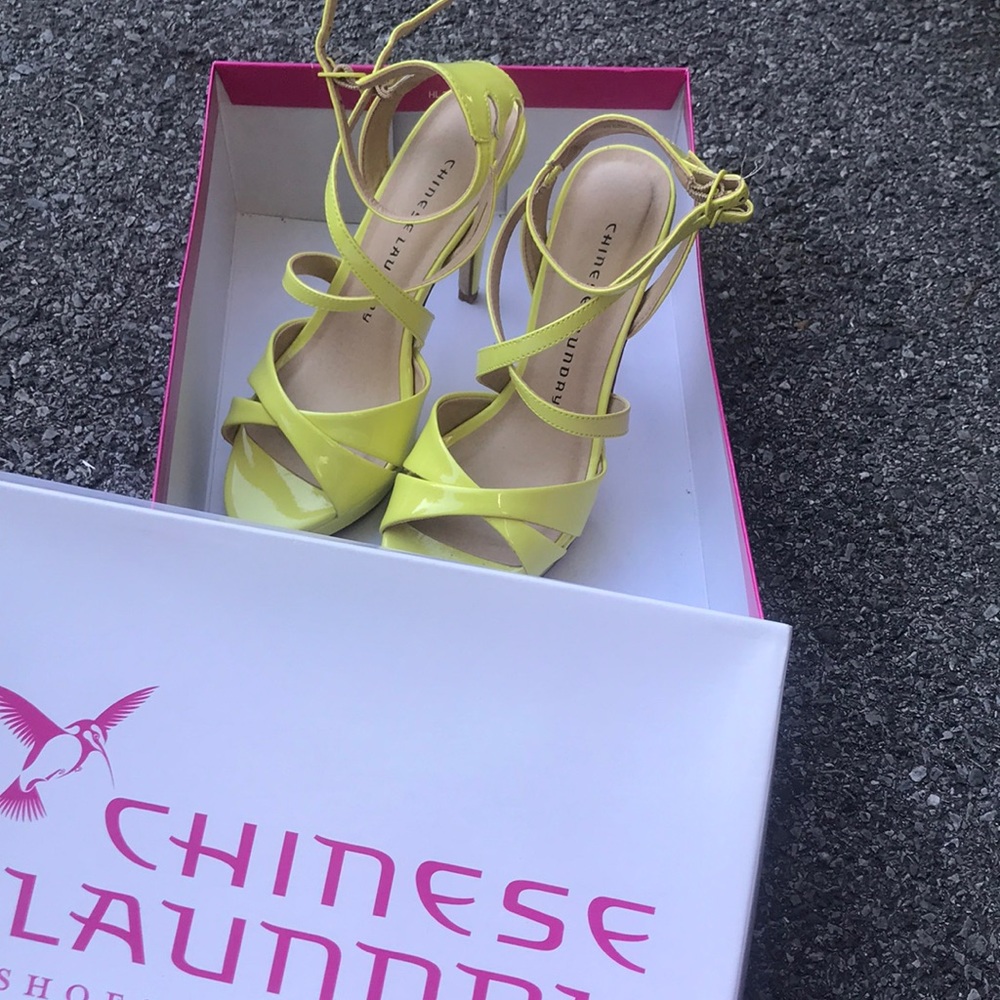 Chinese Laundry platform sandals